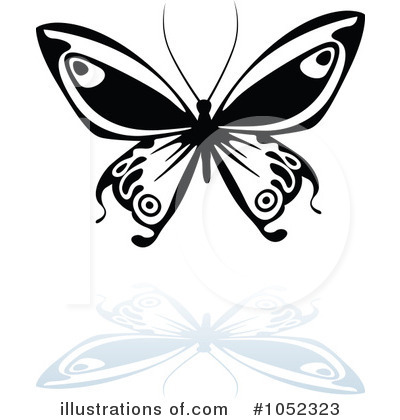 Royalty-Free (RF) Butterfly Clipart Illustration by dero - Stock Sample #1052323