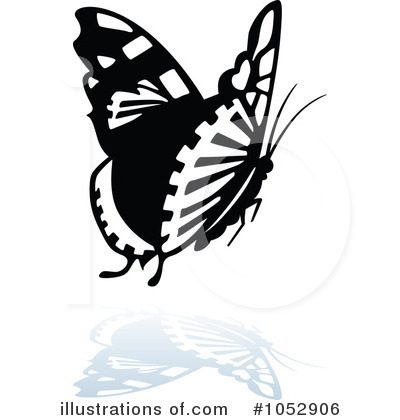 Royalty-Free (RF) Butterfly Clipart Illustration by dero - Stock Sample #1052906