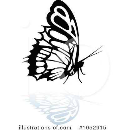 Royalty-Free (RF) Butterfly Clipart Illustration by dero - Stock Sample #1052915