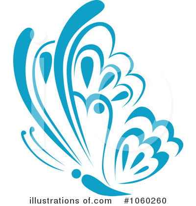 Royalty-Free (RF) Butterfly Clipart Illustration by Vector Tradition SM - Stock Sample #1060260