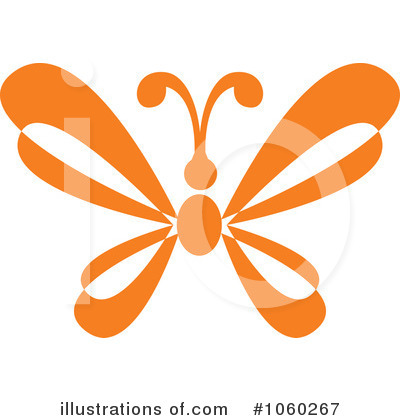 Royalty-Free (RF) Butterfly Clipart Illustration by Vector Tradition SM - Stock Sample #1060267
