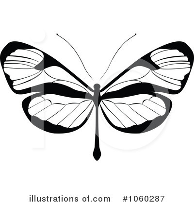Royalty-Free (RF) Butterfly Clipart Illustration by Vector Tradition SM - Stock Sample #1060287
