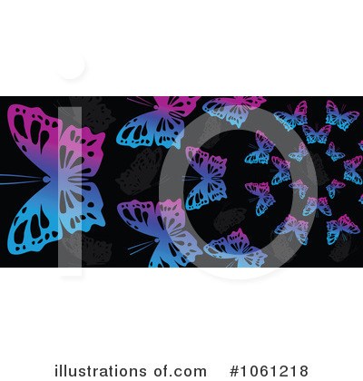 Royalty-Free (RF) Butterfly Clipart Illustration by Vector Tradition SM - Stock Sample #1061218