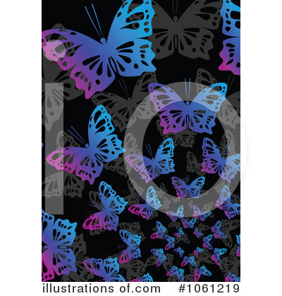 Royalty-Free (RF) Butterfly Clipart Illustration by Vector Tradition SM - Stock Sample #1061219
