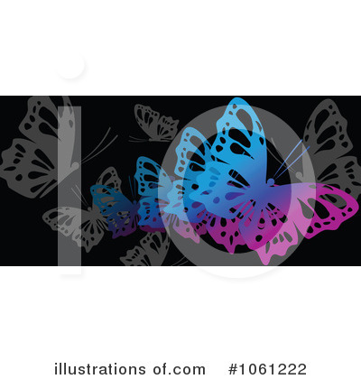 Royalty-Free (RF) Butterfly Clipart Illustration by Vector Tradition SM - Stock Sample #1061222
