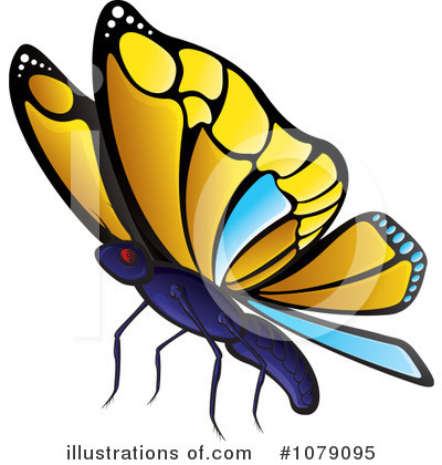 Royalty-Free (RF) Butterfly Clipart Illustration by Paulo Resende - Stock Sample #1079095