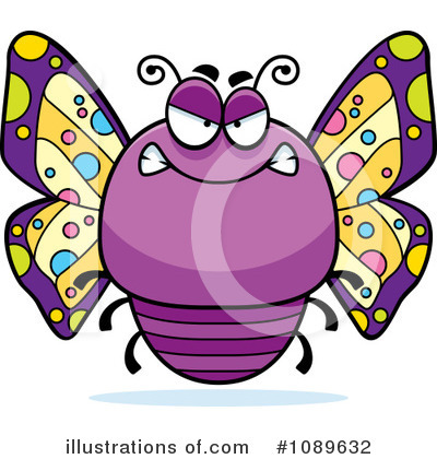 Royalty-Free (RF) Butterfly Clipart Illustration by Cory Thoman - Stock Sample #1089632