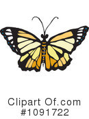 Butterfly Clipart #1091722 by Steve Klinkel