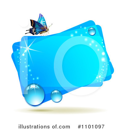 Royalty-Free (RF) Butterfly Clipart Illustration by merlinul - Stock Sample #1101097