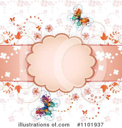 Royalty-Free (RF) Butterfly Clipart Illustration by merlinul - Stock Sample #1101937
