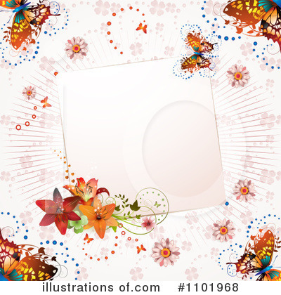 Royalty-Free (RF) Butterfly Clipart Illustration by merlinul - Stock Sample #1101968