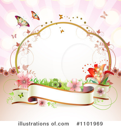 Royalty-Free (RF) Butterfly Clipart Illustration by merlinul - Stock Sample #1101969