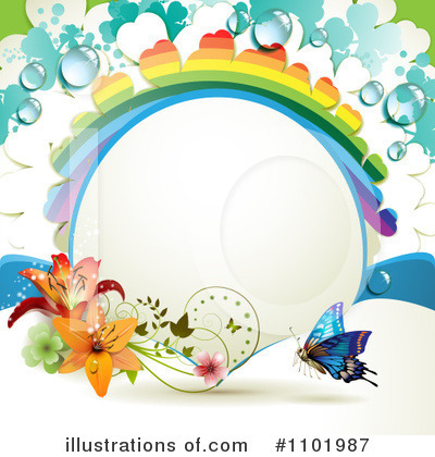 Royalty-Free (RF) Butterfly Clipart Illustration by merlinul - Stock Sample #1101987