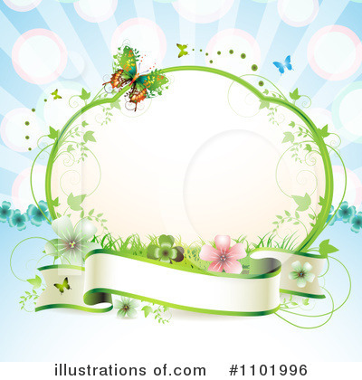 Floral Background Clipart #1101996 by merlinul