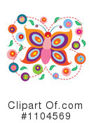 Butterfly Clipart #1104569 by Cherie Reve