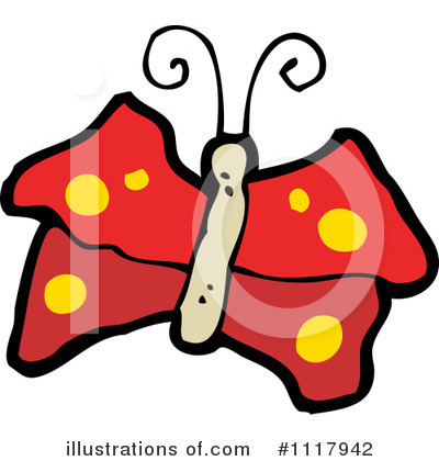 Royalty-Free (RF) Butterfly Clipart Illustration by lineartestpilot - Stock Sample #1117942