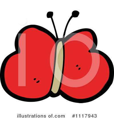 Royalty-Free (RF) Butterfly Clipart Illustration by lineartestpilot - Stock Sample #1117943