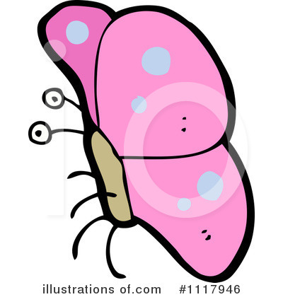 Royalty-Free (RF) Butterfly Clipart Illustration by lineartestpilot - Stock Sample #1117946