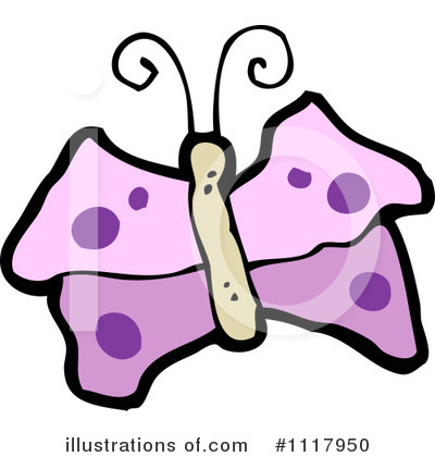 Royalty-Free (RF) Butterfly Clipart Illustration by lineartestpilot - Stock Sample #1117950