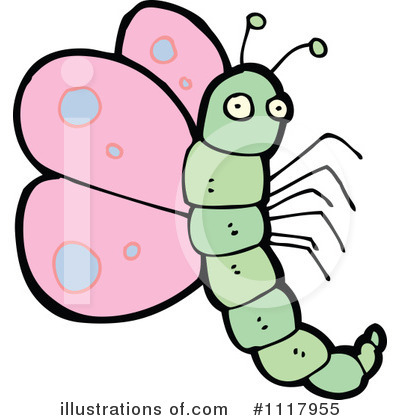 Royalty-Free (RF) Butterfly Clipart Illustration by lineartestpilot - Stock Sample #1117955