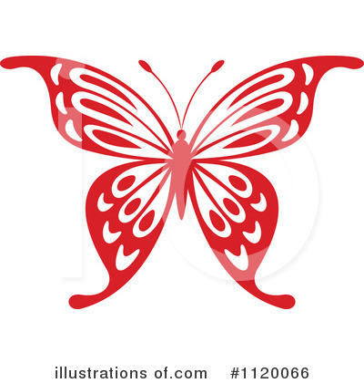 Royalty-Free (RF) Butterfly Clipart Illustration by Vector Tradition SM - Stock Sample #1120066