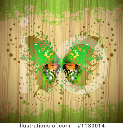 Royalty-Free (RF) Butterfly Clipart Illustration by merlinul - Stock Sample #1130014