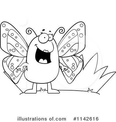 Royalty-Free (RF) Butterfly Clipart Illustration by Cory Thoman - Stock Sample #1142616