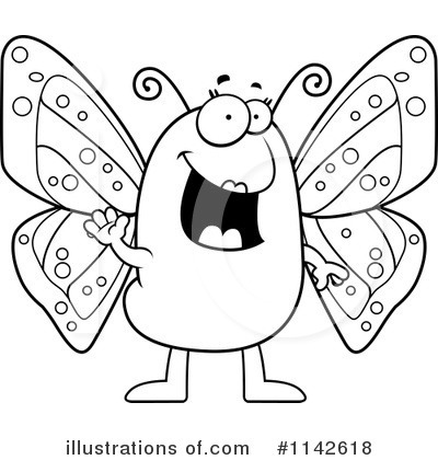 Royalty-Free (RF) Butterfly Clipart Illustration by Cory Thoman - Stock Sample #1142618