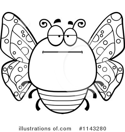 Royalty-Free (RF) Butterfly Clipart Illustration by Cory Thoman - Stock Sample #1143280
