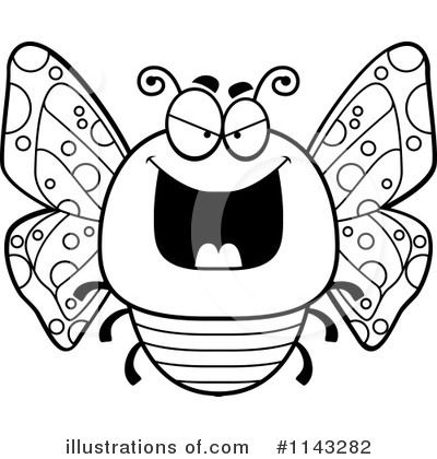 Royalty-Free (RF) Butterfly Clipart Illustration by Cory Thoman - Stock Sample #1143282