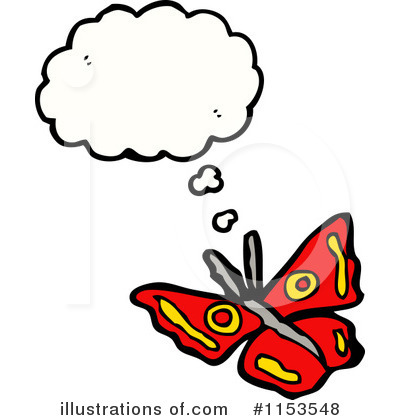 Royalty-Free (RF) Butterfly Clipart Illustration by lineartestpilot - Stock Sample #1153548