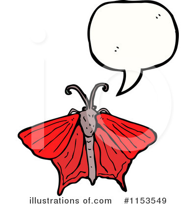 Royalty-Free (RF) Butterfly Clipart Illustration by lineartestpilot - Stock Sample #1153549