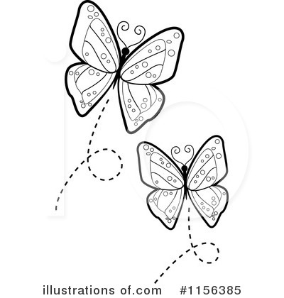 Royalty-Free (RF) Butterfly Clipart Illustration by Cory Thoman - Stock Sample #1156385