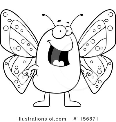 Royalty-Free (RF) Butterfly Clipart Illustration by Cory Thoman - Stock Sample #1156871