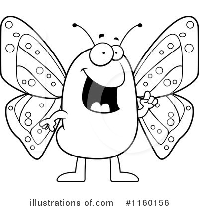 Royalty-Free (RF) Butterfly Clipart Illustration by Cory Thoman - Stock Sample #1160156