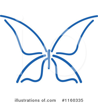 Royalty-Free (RF) Butterfly Clipart Illustration by Vector Tradition SM - Stock Sample #1160335
