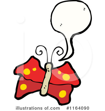 Royalty-Free (RF) Butterfly Clipart Illustration by lineartestpilot - Stock Sample #1164090