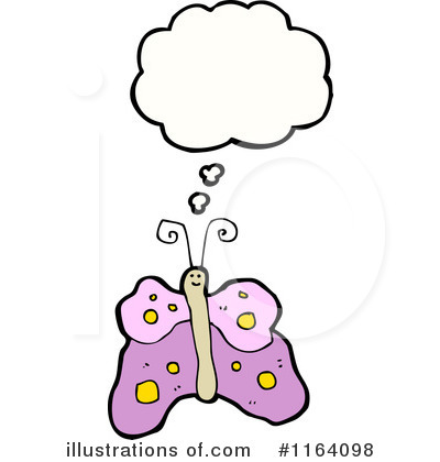 Royalty-Free (RF) Butterfly Clipart Illustration by lineartestpilot - Stock Sample #1164098