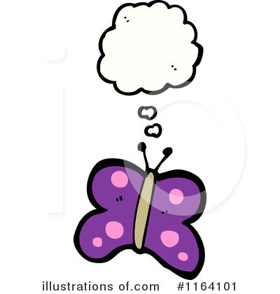 Royalty-Free (RF) Butterfly Clipart Illustration by lineartestpilot - Stock Sample #1164101