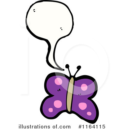 Royalty-Free (RF) Butterfly Clipart Illustration by lineartestpilot - Stock Sample #1164115
