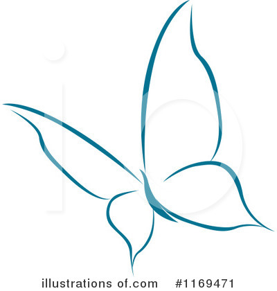 Royalty-Free (RF) Butterfly Clipart Illustration by Vector Tradition SM - Stock Sample #1169471