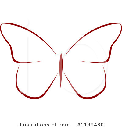Royalty-Free (RF) Butterfly Clipart Illustration by Vector Tradition SM - Stock Sample #1169480