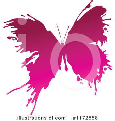 Royalty-Free (RF) Butterfly Clipart Illustration by Vector Tradition SM - Stock Sample #1172558
