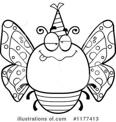 Royalty-Free (RF) Butterfly Clipart Illustration by Cory Thoman - Stock Sample #1177413