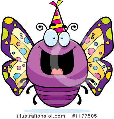 Royalty-Free (RF) Butterfly Clipart Illustration by Cory Thoman - Stock Sample #1177505