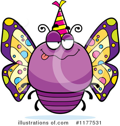 Royalty-Free (RF) Butterfly Clipart Illustration by Cory Thoman - Stock Sample #1177531