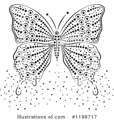Butterfly Clipart #1198717 by Cherie Reve