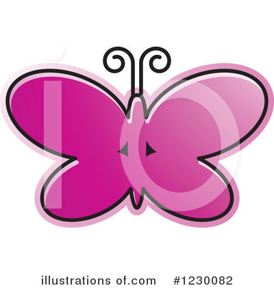 Royalty-Free (RF) Butterfly Clipart Illustration by Lal Perera - Stock Sample #1230082