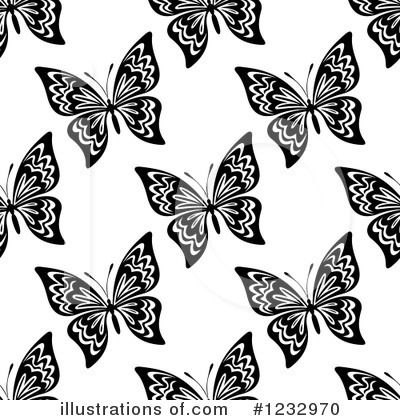 Royalty-Free (RF) Butterfly Clipart Illustration by Vector Tradition SM - Stock Sample #1232970