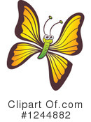 Butterfly Clipart #1244882 by Zooco